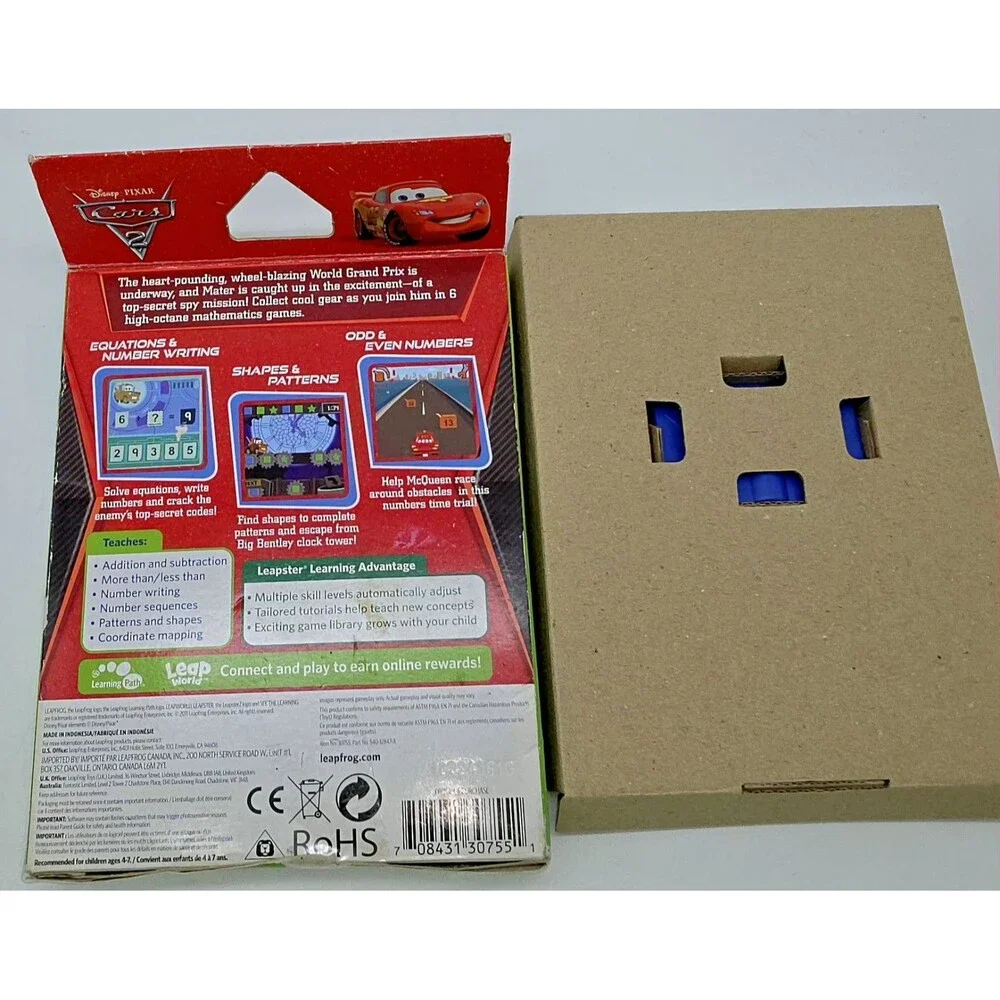 LeapFrog Leapster Learning Game Cars 2 (Leapster, 2010) - Gamepad Not Included